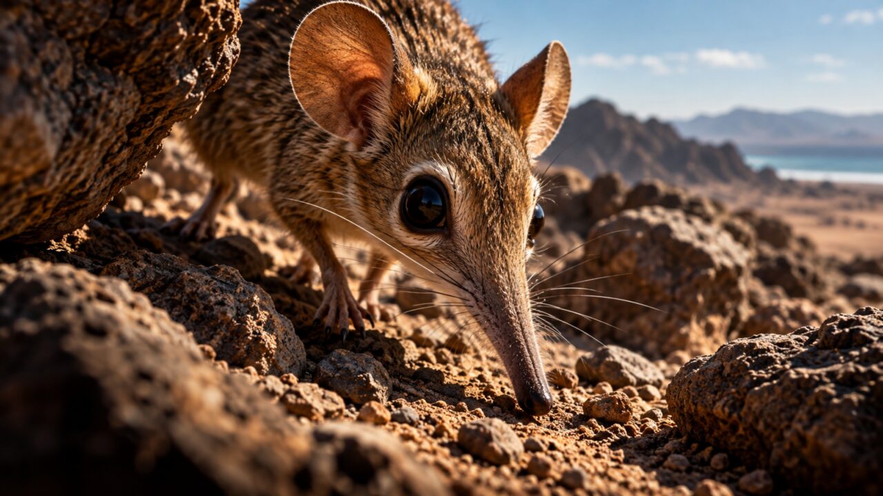 Animal do tamanho de um rato, com um focinho que lembra uma pequena tromba, é reencontrado após mais de cinquenta anos sem documentação