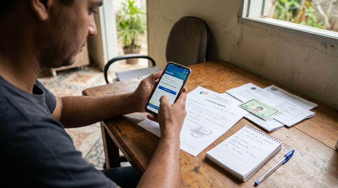 Trabalhador fica afastado por mais de 15 dias após descobrir um problema de saúde e percebe que o pagamento do seu salário pode passar a depender do INSS