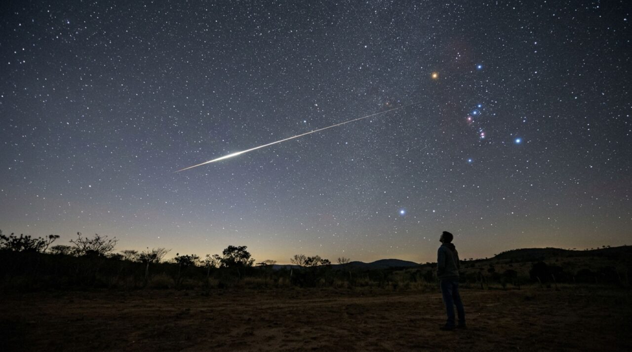 Em locais afastados da iluminação urbana, observadores brasileiros poderão acompanhar os meteoros das Oriônidas sem equipamentos especiais
