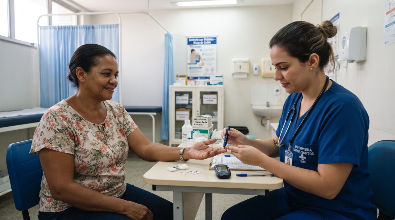 A relação entre o grupo sanguíneo tipo B e o aumento do risco de diabetes tipo 2.