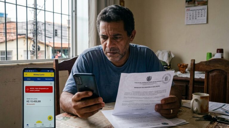 Justiça pode bloquear sua conta por dívida? O que os bancos podem tirar e o que é protegido por lei