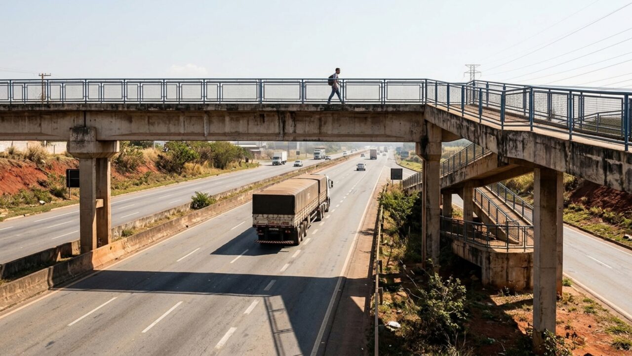 Projeto de quase R$ 180 milhões vai construir três viadutos, quatro passarelas e 7,2 km de pistas duplicadas para transformar uma travessia urbana utilizada por milhares de caminhões