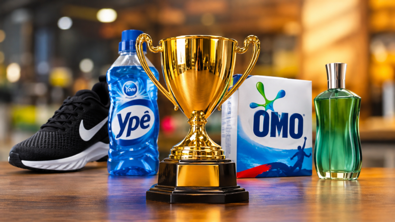 Pesquisa revela quais são as marcas mais lembradas pelos brasileiros; Omo, Nike, O Boticário no ‘Top do Top’