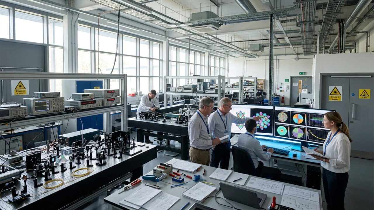 Uma corrente elétrica trocou de direção quando cientistas inverteram a “mão” das moléculas dentro de um cristal iluminado