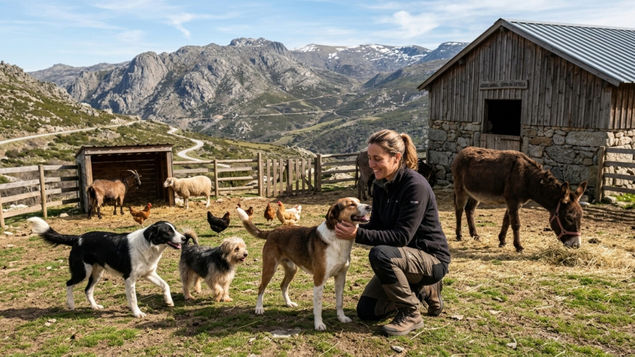 Portugal procura voluntários para viver de graça na Serra da Estrela e cuidar de 82 animais resgatados. E ai, topa?