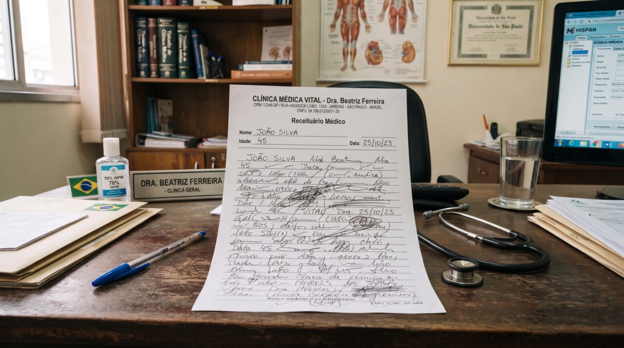A ilegalidade da receita médica ilegível e a responsabilidade jurídica do médico em caso de erro na farmácia.
