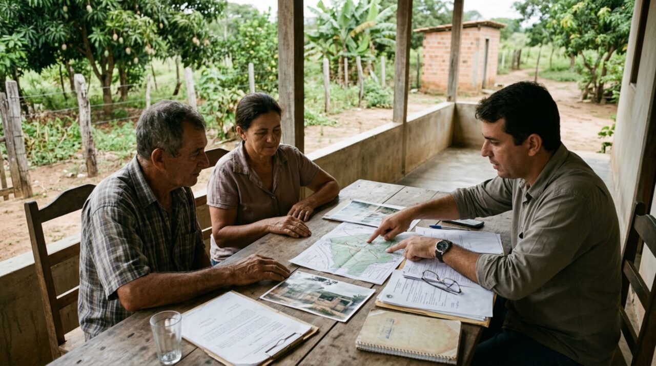 Documentos, registros de autorização e levantamentos do terreno ajudam a esclarecer se a ocupação representa uso permitido ou posse com requisitos para usucapião