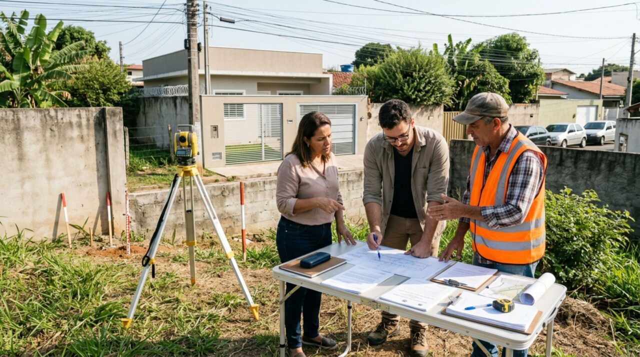Mulher constrói casa usando a planta entregue pelo corretor e descobre, ao averbar a obra, que o desenho apresentado corresponde a uma versão antiga da divisão dos terrenos
