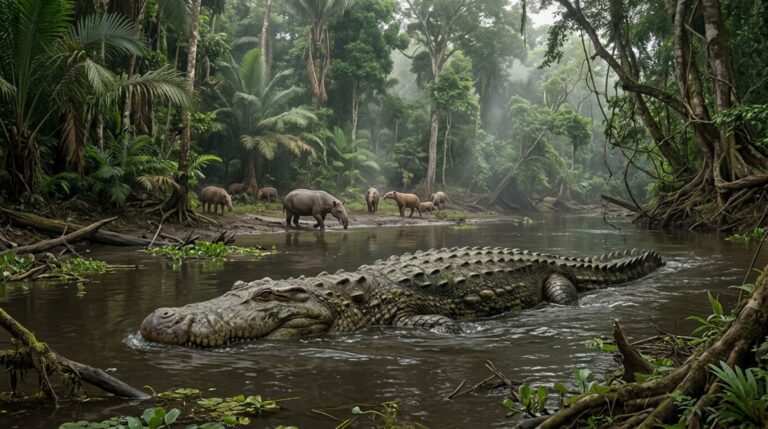 Purussaurus neivensis alcançava cerca de sete metros e estava entre os grandes predadores da América do Sul pré-histórica