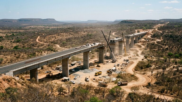 Megaobra de R$ 15 bilhões avança por 1.206 km do Nordeste, atravessa 53 municípios e promete criar uma das maiores ligações ferroviárias já construídas no interior brasileiro