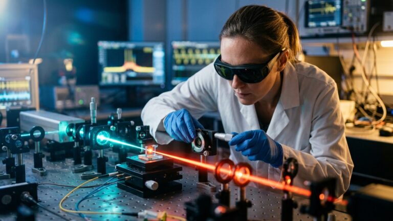 Uma corrente elétrica trocou de direção quando cientistas inverteram a “mão” das moléculas dentro de um cristal iluminado