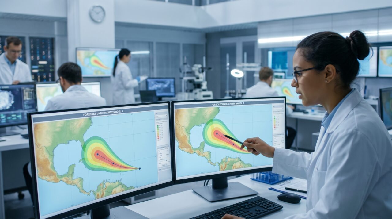 Mapas de furacão ficaram melhores, mas muita gente ainda olha para o cone e entende uma coisa que ele nunca quis mostrar