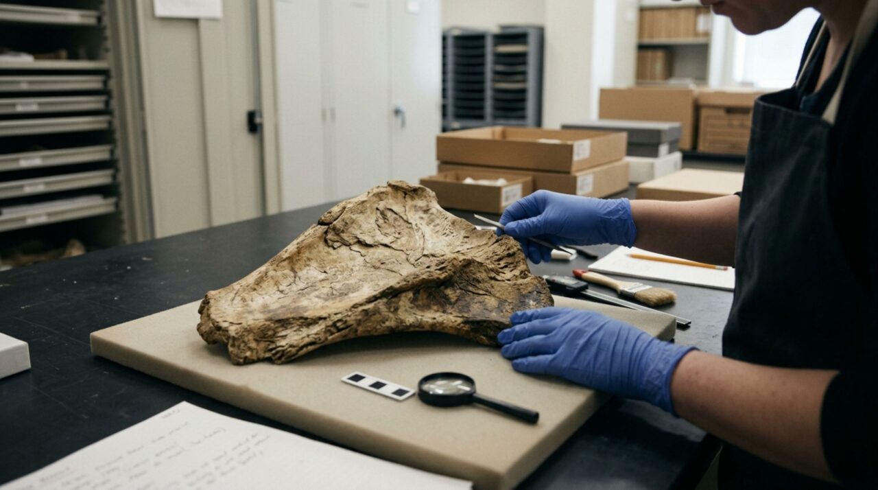 Uma escápula de urso encontrada em Richmond e datada dos séculos XI e XII ajudou a documentar a presença desses animais na Inglaterra medieval