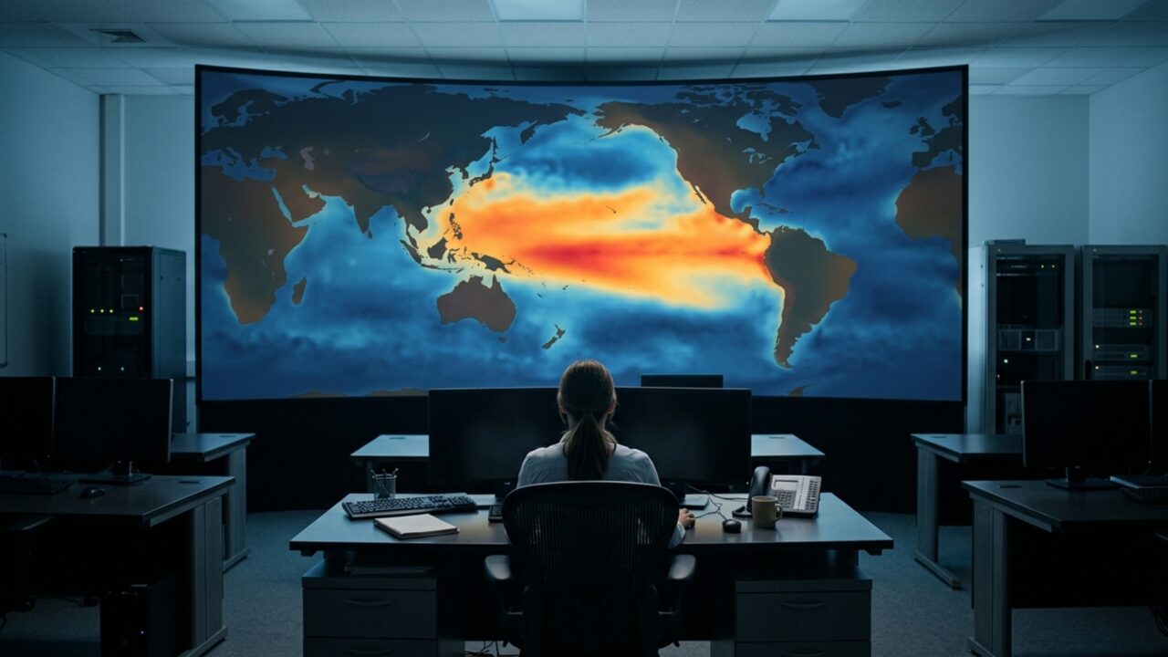 O El Niño de 2026 ficou tão forte que satélites colocaram seu Pacífico lado a lado com o evento histórico de 1997