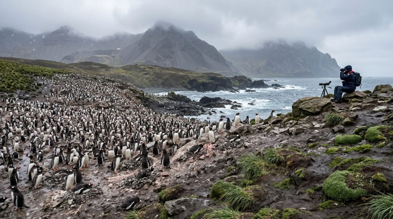 Isolamento geográfico e diferenças genéticas revelaram quatro linhagens distintas de pinguins-gentoo