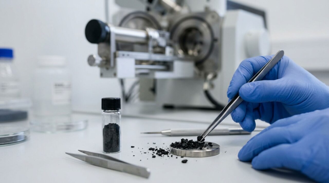 A caracterização microscópica do carvão de bullrush ajuda a investigar sua estrutura porosa e a incorporação de nanopartículas de cobre