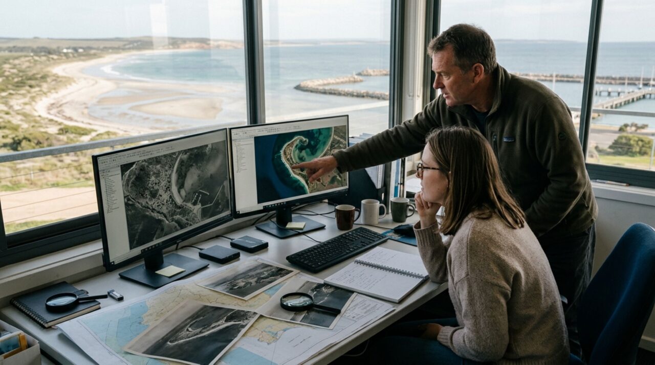 Fotografias aéreas e imagens de satélite permitem medir décadas de avanço e recuo das praias