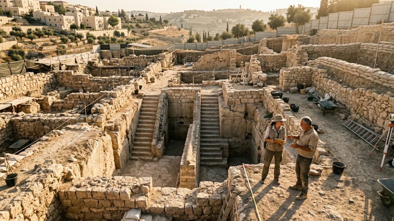 Escavações aos pés do Monte do Templo revelaram grandes banhos rituais: estrutura mostra onde peregrinos podem ter se purificado antes de entrar em Jerusalém