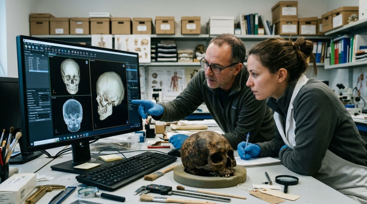 Tomografias ajudaram a identificar alterações cranianas em 11 dos 26 indivíduos analisados