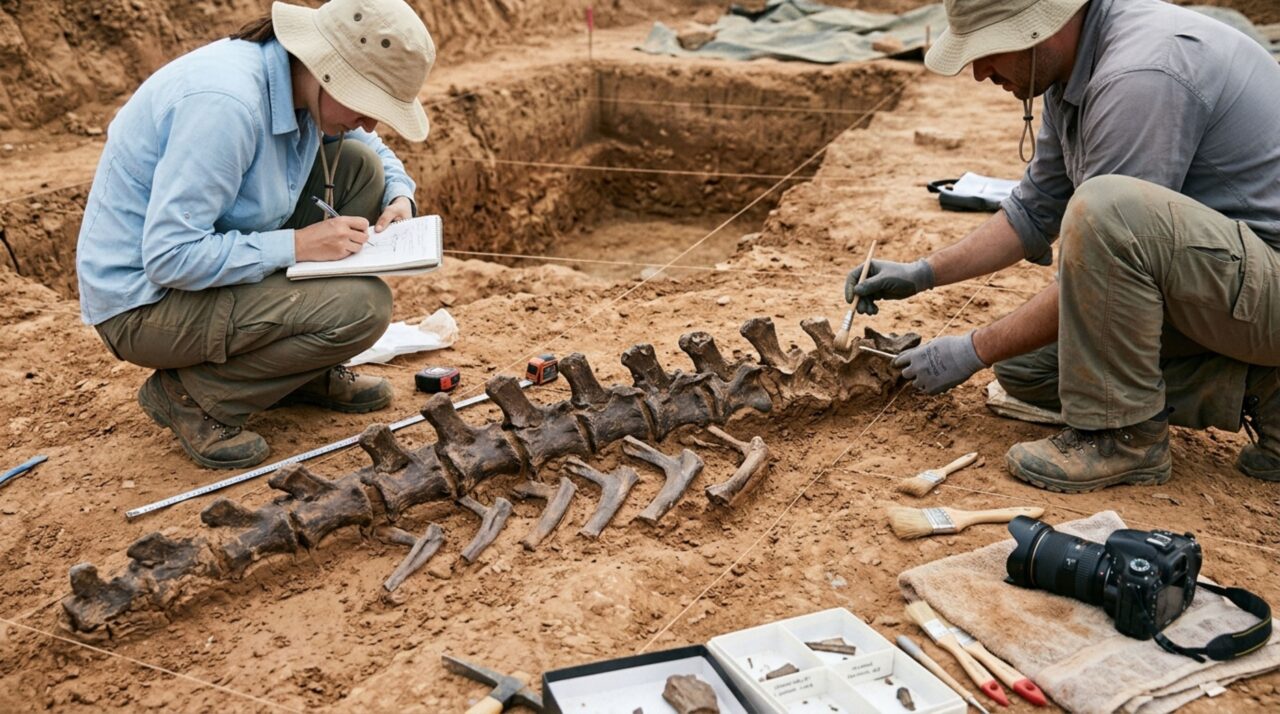 Vértebras da cauda e chevrones sustentaram a identificação do primeiro Diplodocus europeu
