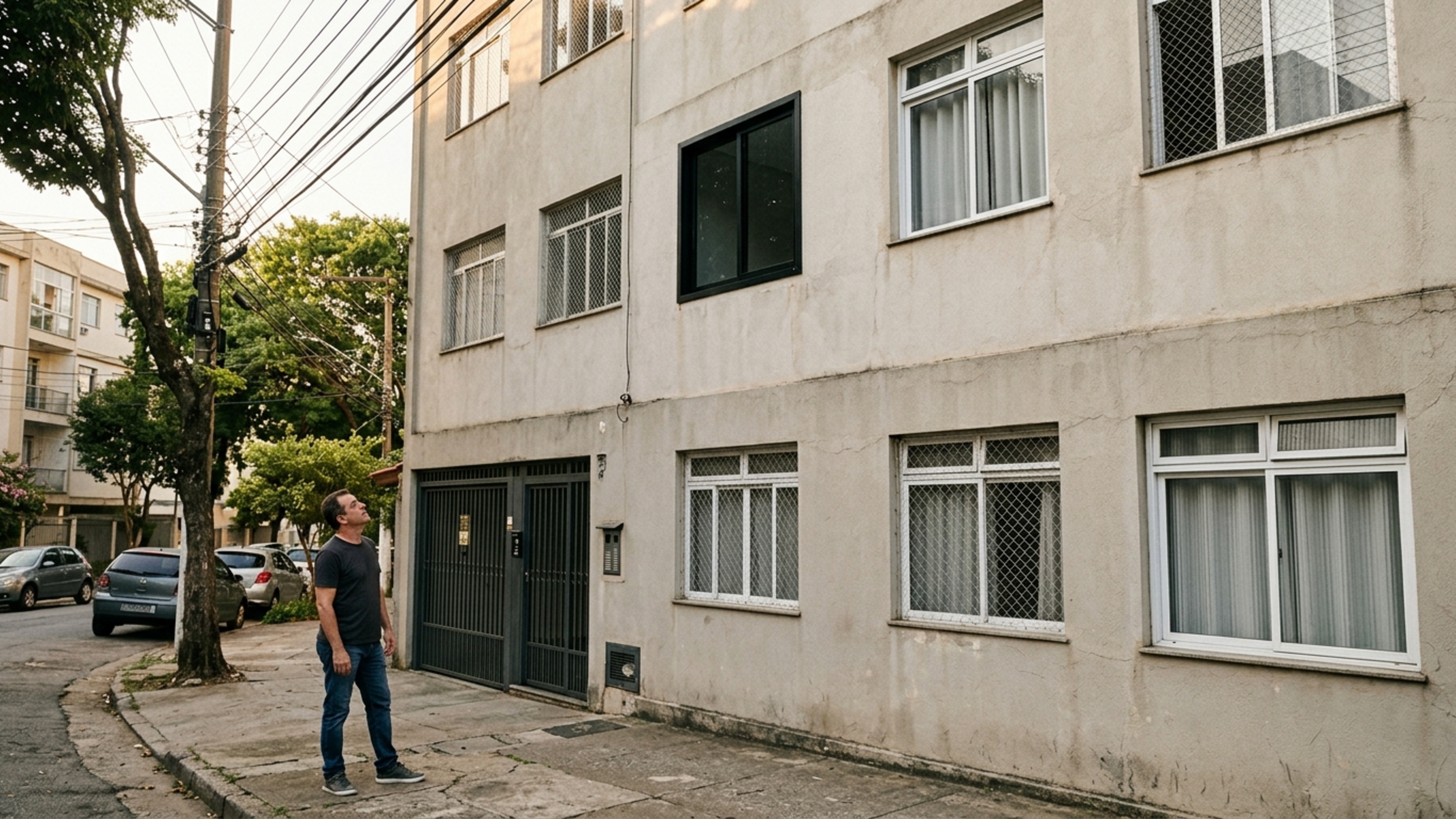 Morador troca as janelas brancas por esquadrias pretas após conversar com o síndico e descobre que uma autorização individual não basta para afastar as regras sobre alteração da fachada