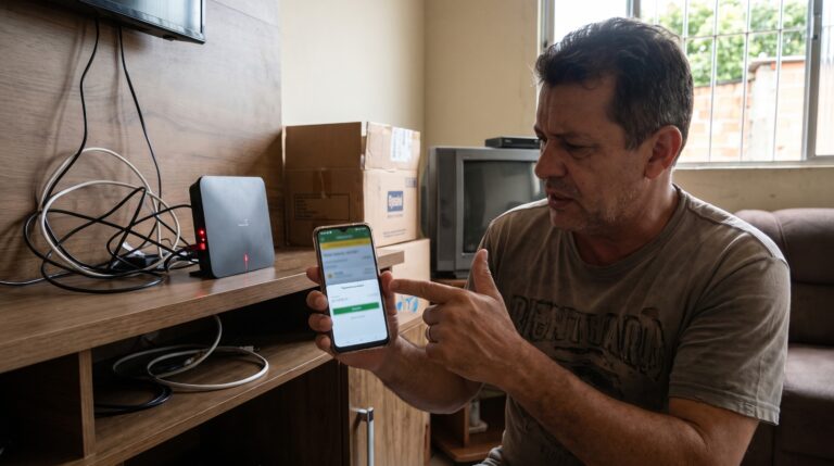 Internet cai durante horas, cliente espera a fatura chegar sem desconto e descobre que o ressarcimento não depende necessariamente de uma reclamação
