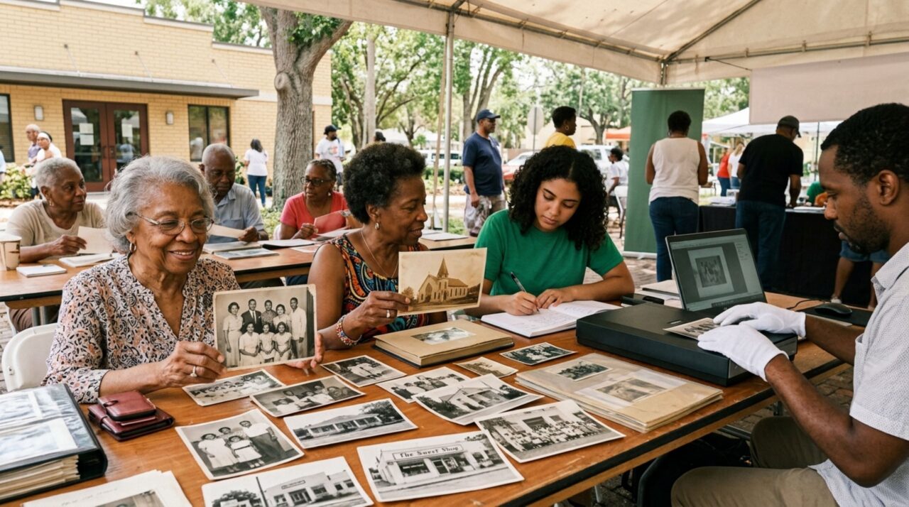Caixas antigas de fotografias guardadas por décadas ajudam a contar como um bairro mudou antes da gentrificação