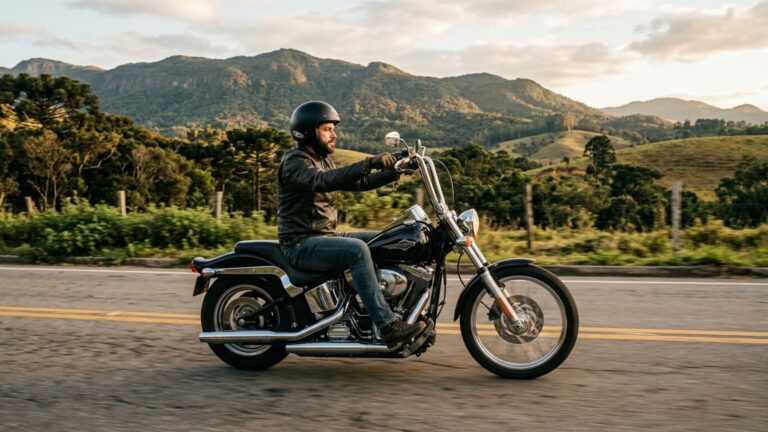 O banco baixo ajuda nas manobras, enquanto o motor de 350 cc e o torque entregue cedo fazem desta moto uma opção mais voltada ao conforto que à velocidade máxima