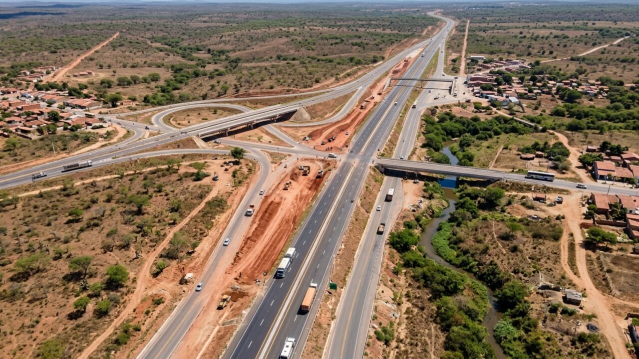 Transformação de R$ 618,9 milhões amplia 53 km da BR-116 com novas pistas, pontes, viadutos e passarelas em uma ligação estratégica do Nordeste