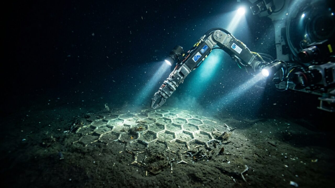 Túneis hexagonais desafiaram paleontólogos por 170 anos até uma nova pista surgir: pequenos crustáceos podem ter construído as redes quase perfeitas
