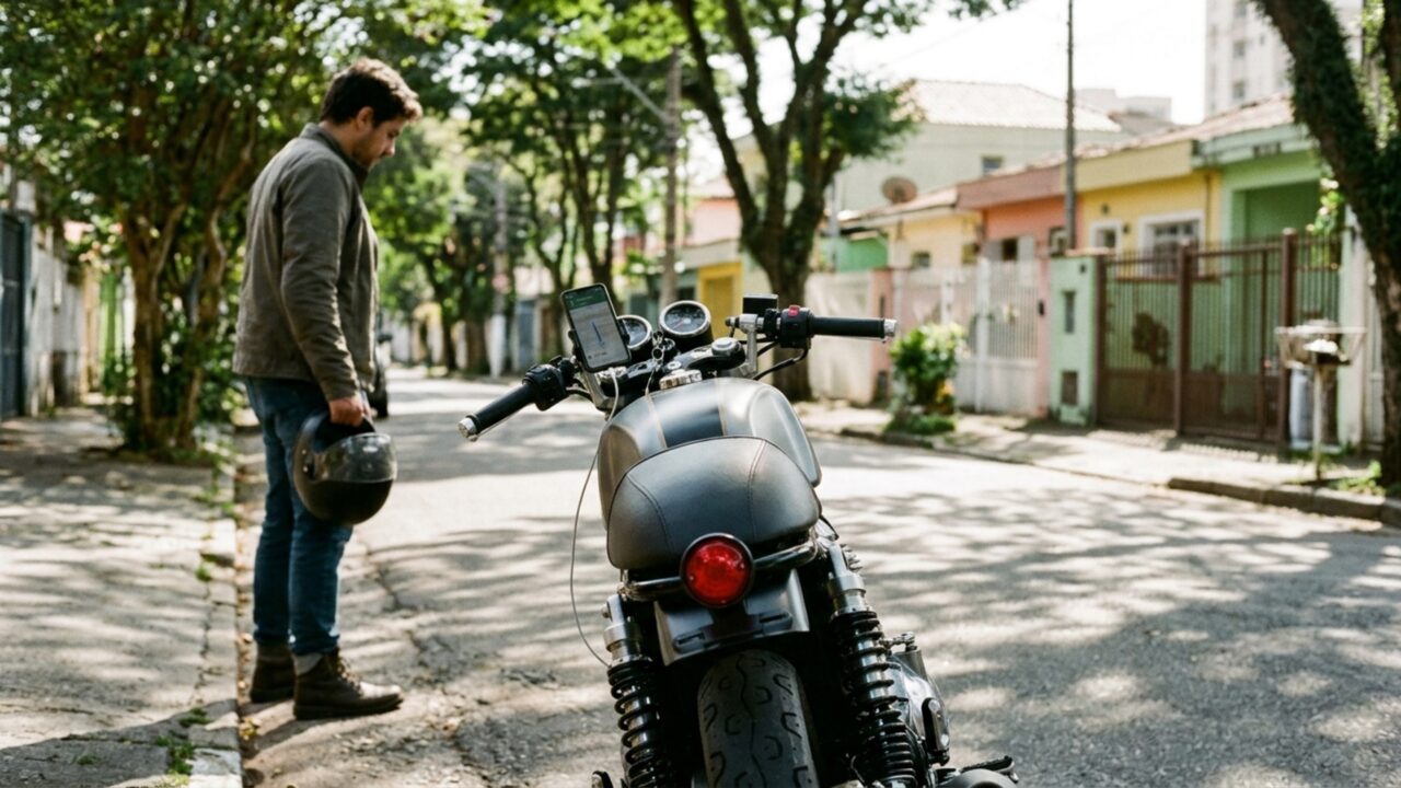 Rodas de liga leve com pneus sem câmara e farol de LED modernizam esta moto de 648 cilindradas que mantém visual dos anos 1960 e posição esportiva de pilotagem
