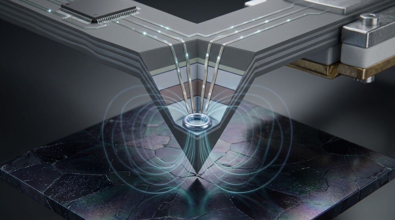 Anel supercondutor de aproximadamente 100 nanômetros permite investigar variações magnéticas em materiais quânticos