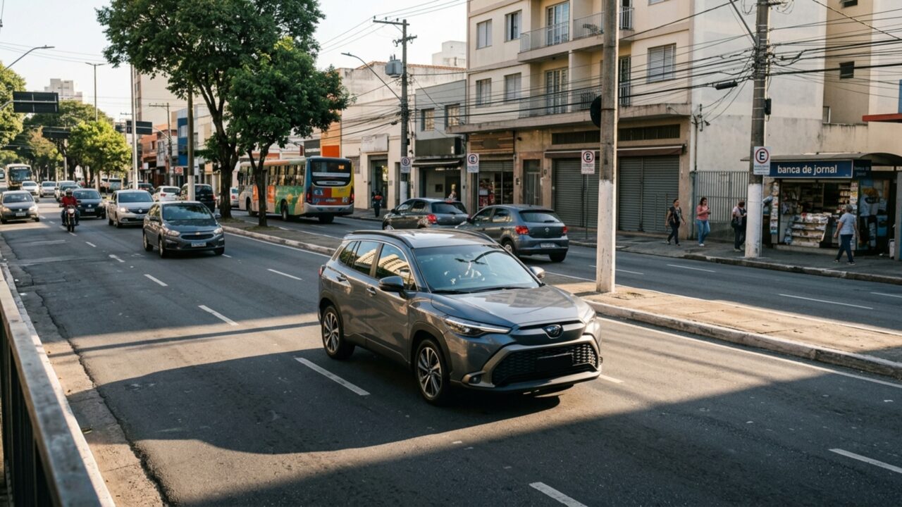 O motor pode desligar enquanto o carro segue embalado: sistema híbrido de 48 V trabalha com 120 cv, câmbio de dupla embreagem e 7 marchas neste SUV compacto