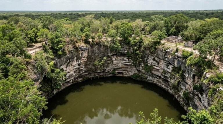 O Cenote Sagrado de Chichén Itzá reuniu importância religiosa e geológica na história da antiga cidade maia