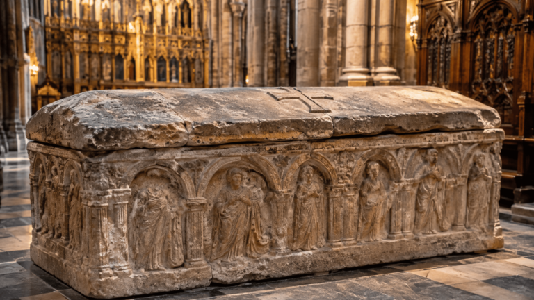 Sarcófago romano de 1.700 anos esconde possível túmulo de abade do período medieval