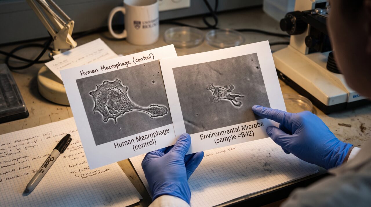 Micróbios minúsculos foram filmados rastejando sem oxigênio e o movimento pode empurrar para trás a origem de uma habilidade das células complexas