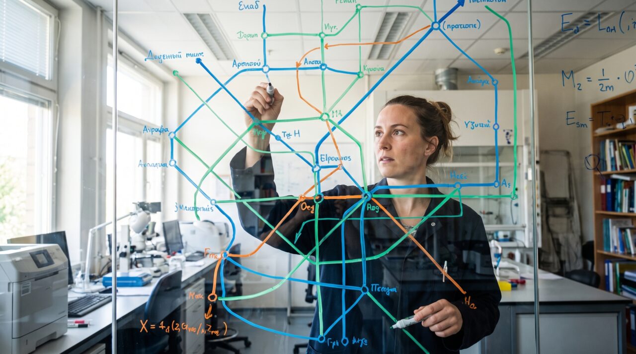 Um único átomo ligado à luz esconde uma rede praticamente sem fim de estados quânticos, como um mapa de metrô que nunca termina