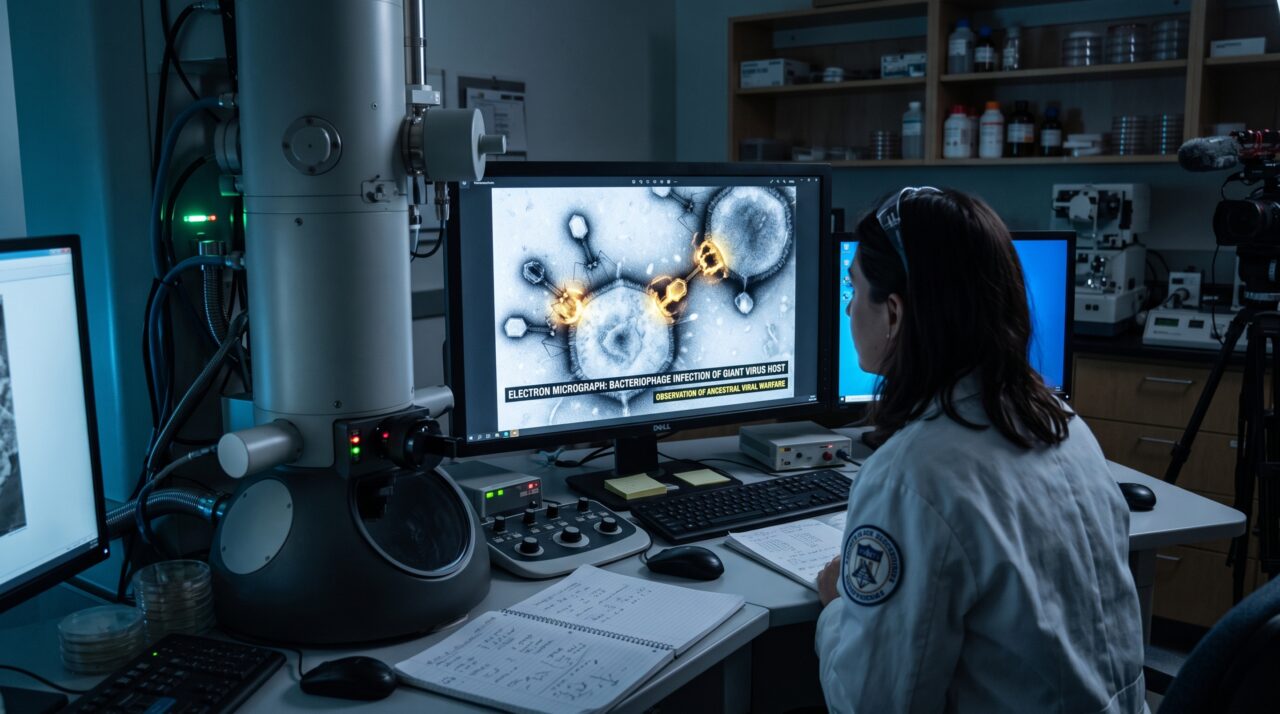 Um sistema usado por vírus para atacar outros vírus pode ser o ancestral perdido do CRISPR e ainda lê o DNA pulando letras