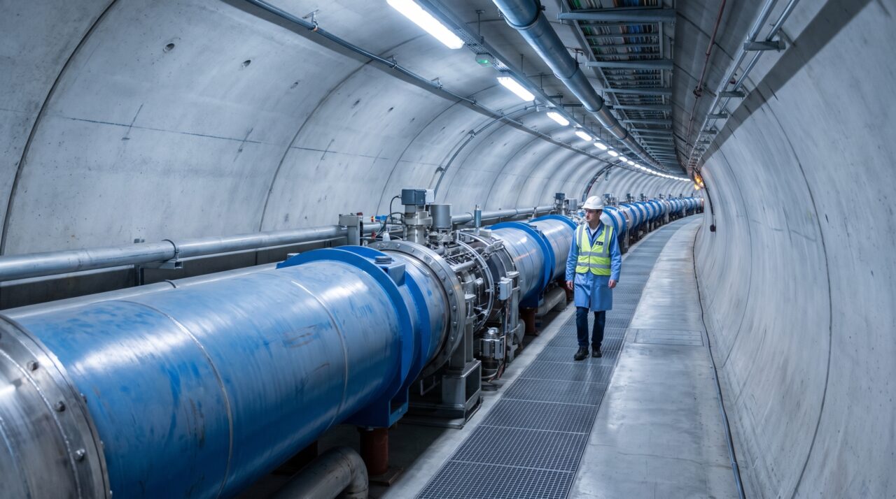 O anel subterrâneo de 27 quilômetros que acelera partículas quase à velocidade da luz sob a fronteira de dois países