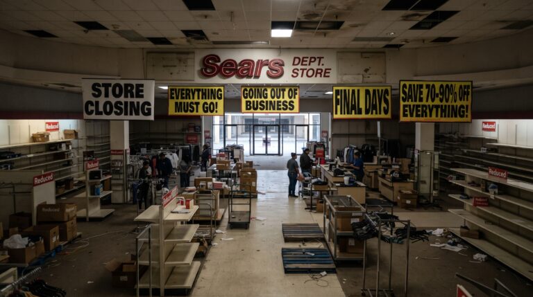 A falência e o fechamento das lojas da rede varejista Sears