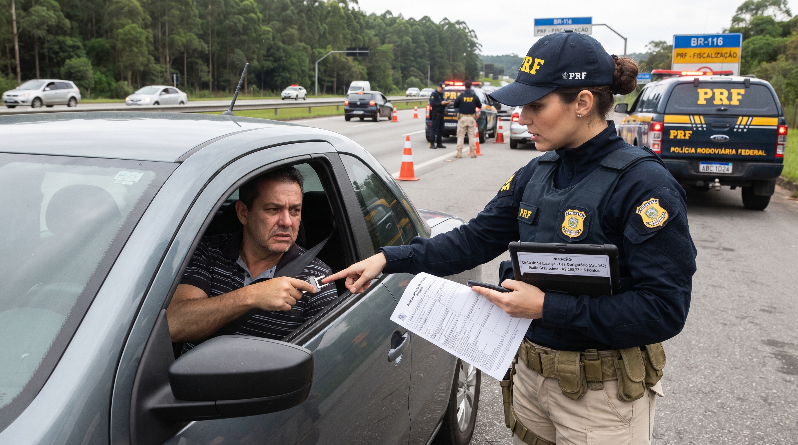 Condutor compra um clipe falso para encaixar no cinto | Economia | QTU Notícias