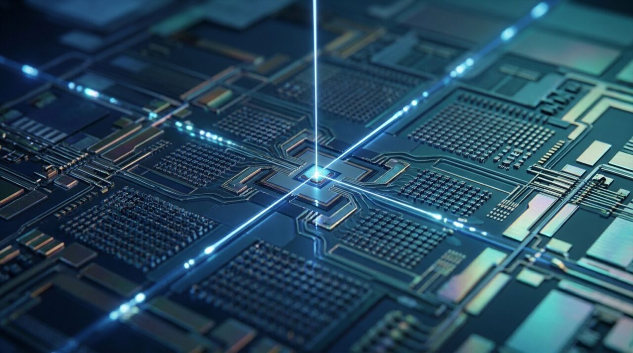 Um laser minúsculo cabe aos milhares em um chip e pode trocar fios elétricos por luz dentro dos computadores do futuro
