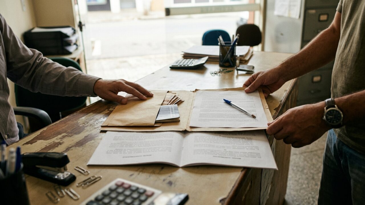 Imobiliária pede fiador e caução para o mesmo contrato e parece estar apenas aumentando a segurança: a lei proíbe acumular duas garantias locatícias