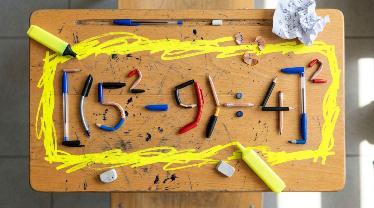 Poucos conseguem acertar o cálculo [(5² − 9) ÷ 4]² na primeira tentativa