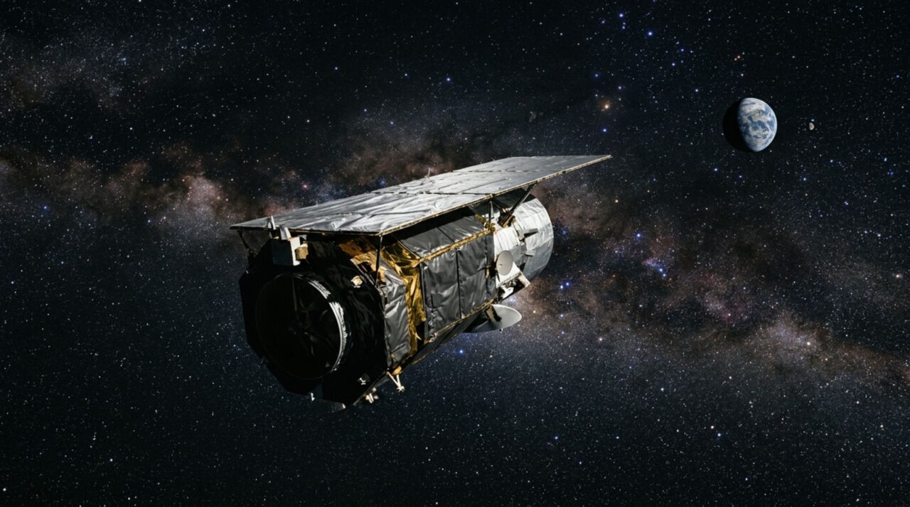 Um telescópio economizou combustível antes mesmo de começar a ciência e correção precisa pode mais que dobrar a vida operacional prevista
