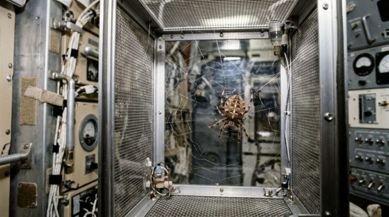 Uma estudante de ensino médio colocou aranhas em órbita para descobrir se elas conseguiriam construir teias sem sentir o próprio peso