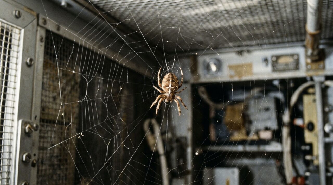 Aranhas conseguiram produzir teias organizadas após um período de adaptação à microgravidade