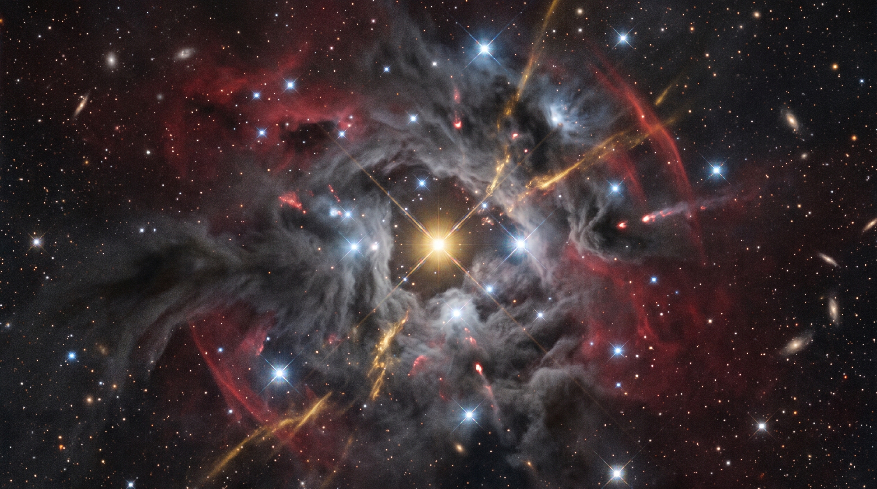 Uma creche de estrelas escondida por poeira apareceu cheia de jatos quando o James Webb olhou para dentro