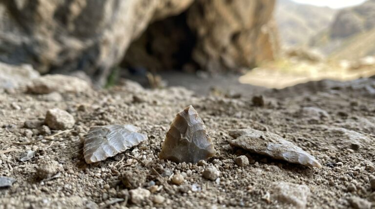 Micropontas de pedra com aproximadamente 80 mil anos encontradas no Uzbequistão apresentam características compatíveis com antigas armas de caça à distância