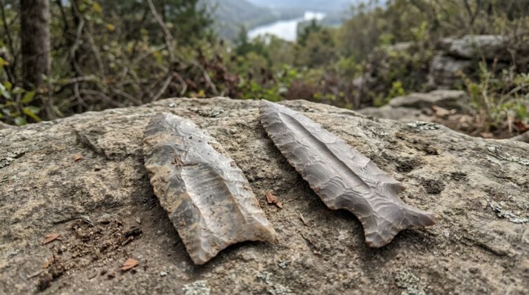 Pontas de pedra das tradições Clovis e Cumberland revelam diferentes estratégias de manutenção e descarte utilizadas por antigos caçadores no vale do Tennessee